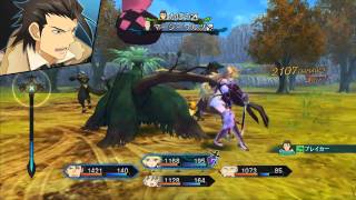 PS3「テイルズ オブ エクシリア」戦闘動画-共鳴術技-