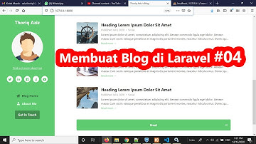 Tutorial Laravel 7 - Membuat Blog #04