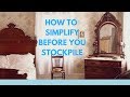 The Value of Simplifying BEFORE Stockpiling