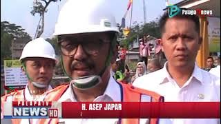 Laying of the First Stone for the Construction of Jampang Tengah Square by the Regent of Sukabumi