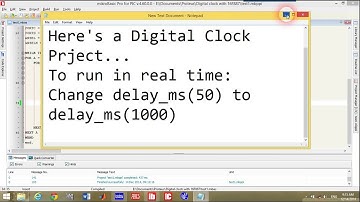Digital Clock using Proteus ISIS and MikroBASIC