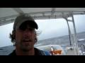 Lagoon 380 Catamaran bare-poles sailing, 50 knots, 20' seas (Ep6)