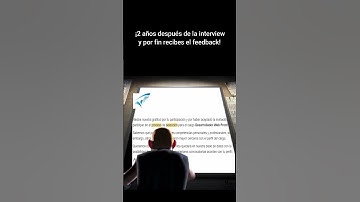 Cuando recibes el feedback de la interview #short