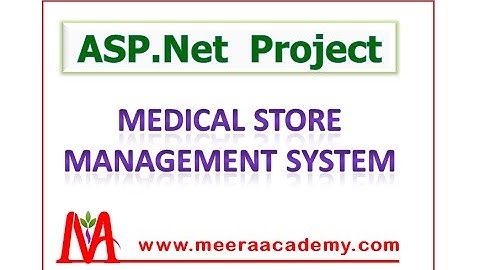 medical store management system in C#