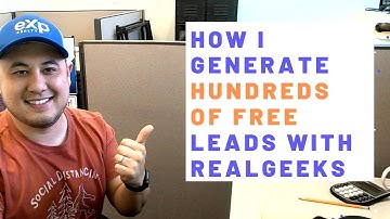 How I Generate FREE Leads using Real Geeks