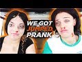 "WE GOT JUMPED PRANK" ON HUSBAND & BOYFRIEND!! **they freaked out**