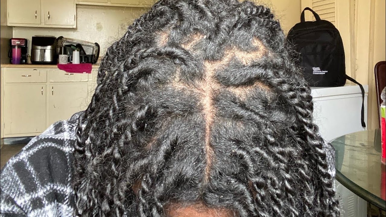 Starting My New Two Strand Twist DreadLock Journey After Combing My FreeForm Locs Out PART 2