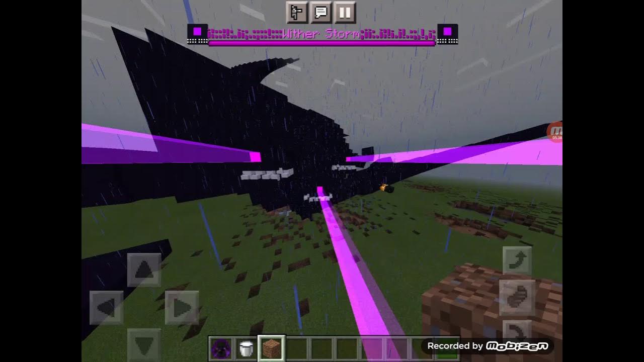 Cual es el comando para invocar al wither storm