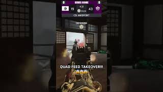 CRAZY BO7 Quad Feed on Den!  #bigplays #quadfeed #bo7 #hardpoint #quadsquad