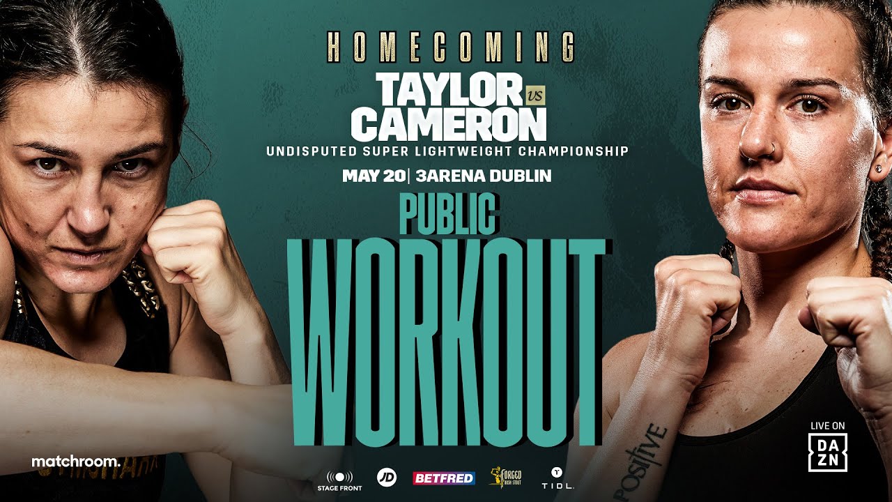 Katie Taylor vs Chantelle Cameron Public Workout