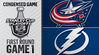 04/10/19 First Round, Gm1: Blue Jackets @ Lightning