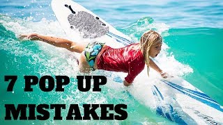 How NOT To Pop Up on a Surfboard (7 Mistakes)