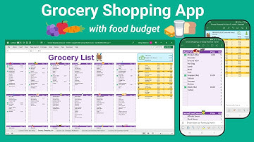 Grocery List App: Save Money on Groceries 🥝🍇🍒