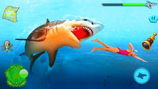 Angry Shark Attack Wild Shark Android Mobial Game Shark Kill The Animals And Humanbeings#1 screenshot 4