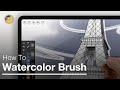 How to Master the Watercolor Brush - Morpholio Trace Beginner Tutorial for iPad Drawing & Design