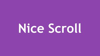 [ Twitter Bootstrap 3 In Arabic ] #48 - Using Nice Scroll