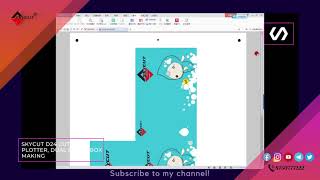 SKYCUT D24 Cutting Plotter, dual heads box making.