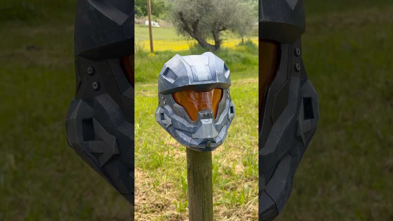 My new helmet, 3D printed and finished finally 