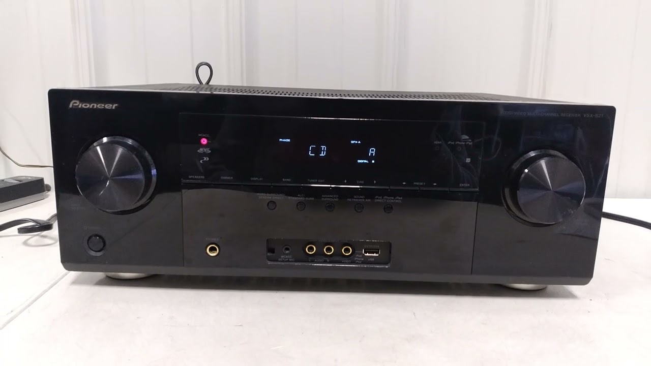 Pioneer VSX-821 Receiver Sound Test! - YouTube