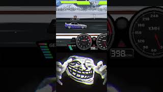 NISSAN GTR R35 VS SKYLINE GTR R34 #trollfaceedit #carracing #pixelcarracer #dragrace