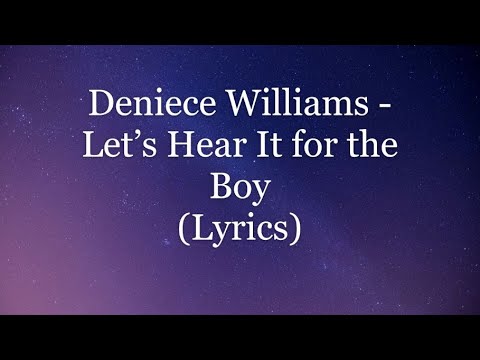 Deniece Williams - Let's Hear It for the Boy (Lyrics HD)