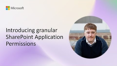 Introducing granular SharePoint Application Permissions