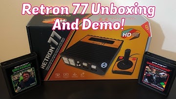 Hyperkin Retron 77 Unboxing And Gameplay, with Emceemur