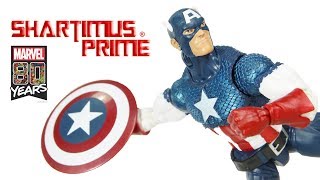 Marvel Legends Captain America 80 Years Alex Ross Comic Hasbro Action Figure Review