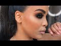 BLACK SMOKEY EYE MAKEUP TUTORIAL💨| NikkisSecretx