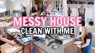 MESSY HOUSE CLEANING MOTIVATION | EXTREME ALL DAY CLEAN WITH ME | SPRING CLEAN WITH ME 2024