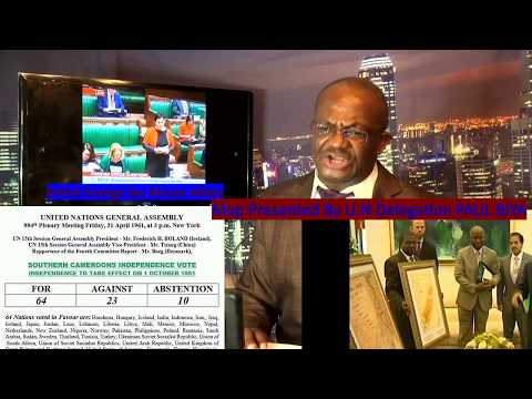 African Decolonization Act, Federal Republic of Ambazonian Independence, France Enslavement of Afric