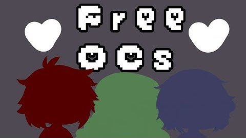 3 Free OCs! // Offline Codes in Pinned Comment