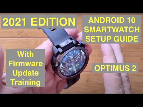 Android 10 Smartwatch Initial Setup Guide (with Factory Data Reset) featuring the Kospet Optimus 2