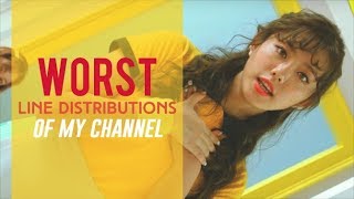 Vignette de la vidéo "WORST K-POP LINE DISTRIBUTIONS OF MY CHANNEL"