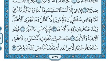سورة النجم لفضيله الشيخ سالم بن عبده سالم