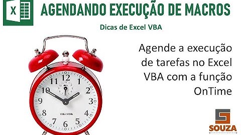 Agendando execução de macros no Excel VBA - #05