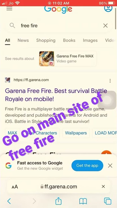Cara download free fire tanpa menggunakan play store