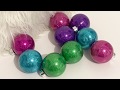 How to glitter DIY Baubles - Aussie Supplies