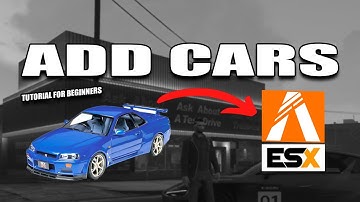 How to add an add-on cars on Esx framework vehicleshop - FiveM tutorial for beginners