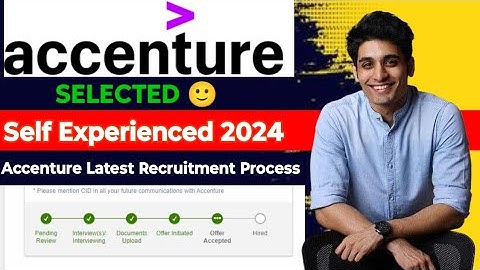 Accenture Interview Experience | Lateral Hire | Step by Step process | Timeline 2024 | Selected 🔥