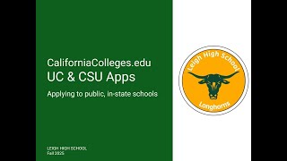 Class of 2026 College App Launch