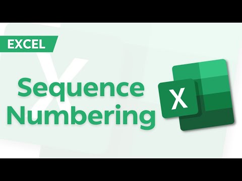 Excel | Sequence Numbering