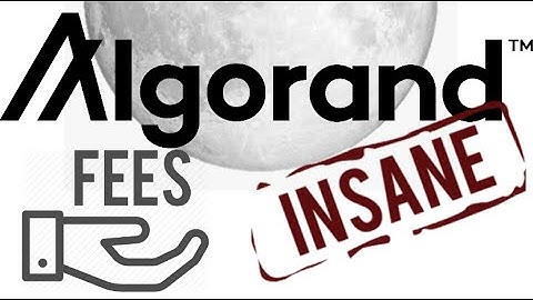 Algorand Updates - Sustainable fees???