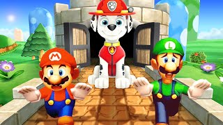 Мульт Mario Party 9 Minigames Mario Vs Luigi Vs Kamek Vs Shy Guy Master Difficulty