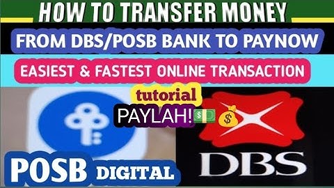 PAYNOW/PAYLAH! TRANSACTION USING  POSB /DBS BANK TUTORIAL #online#banking#dbs#atm#card