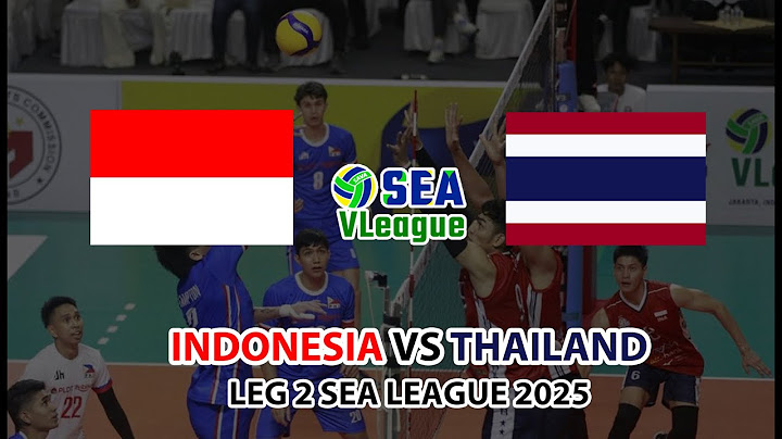🔴INDONESIA VS THAILAND | LEG 2 SEA V LEAGUE MEN 2025 | LIVE SCORE