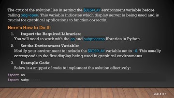 Resolving the xdg-open Issue: How to Fix "No Method Available for Opening" Error in Flask Apps