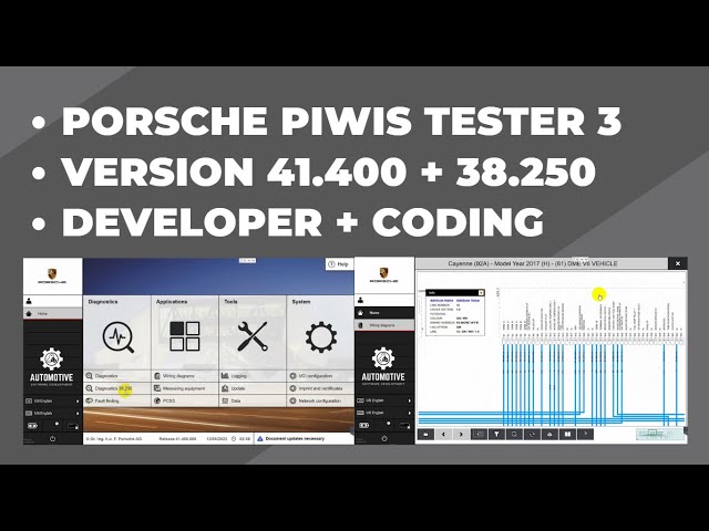 PORSCHE PIWIS TESTER 3 V41.400 + 38.250 | DEVELOPER + CODING PORSCHE PIWIS TESTER 3 V41.400 + 38.250 | DEVELOPER + CODING