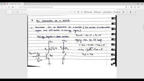 Basic Electronics module 4 BJT SWITCH AND LED