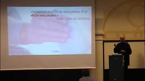 DeepSec 2007  the many dimensions of security in eVoting